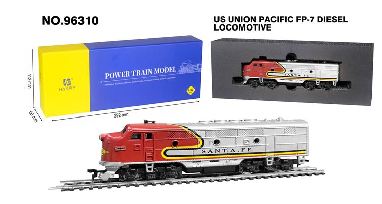 美国圣达菲火车FP-7 96310