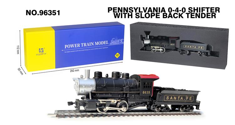 Pennsylvania 0 - 4-0 transmission with flat coal trucks蒸汽火车 96351