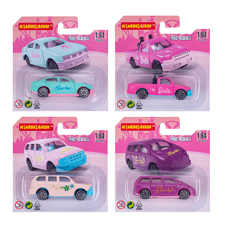 1：64芭比合金滑行小车 XY192