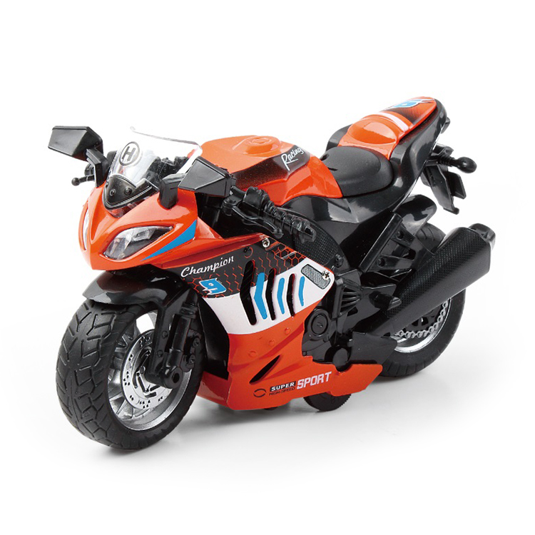 合金音乐回力川崎摩托车 XY815