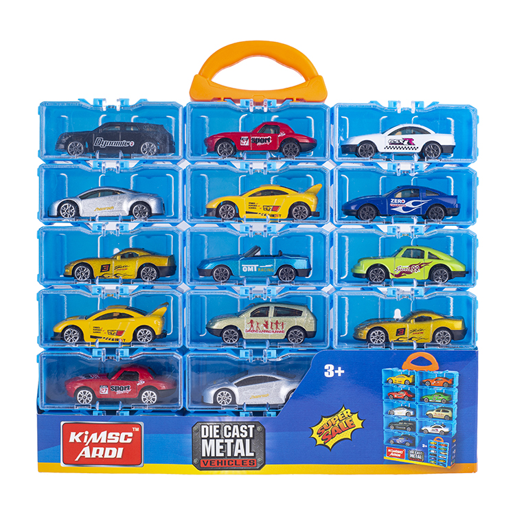 1:64合金滑行小车，18只装 XY905-18