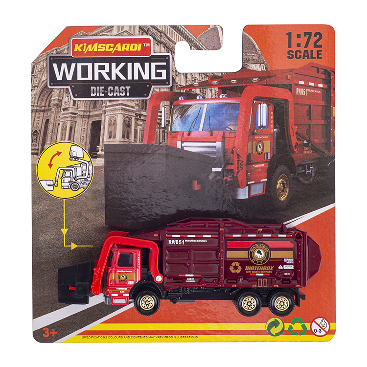 1:72合金垃圾车 XY924