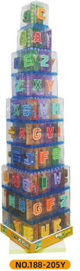 26 PCS DEFORMATION LETTERS     188-205Y