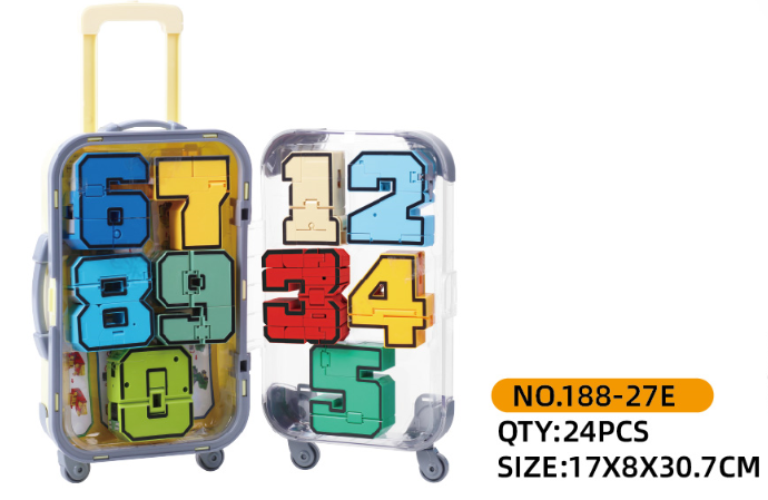 数字变形(大数字拉杆箱10只装） 188-27E