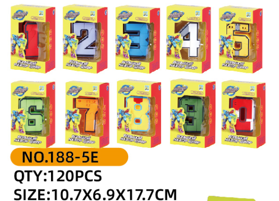 数字变形(大数字） 188-5E