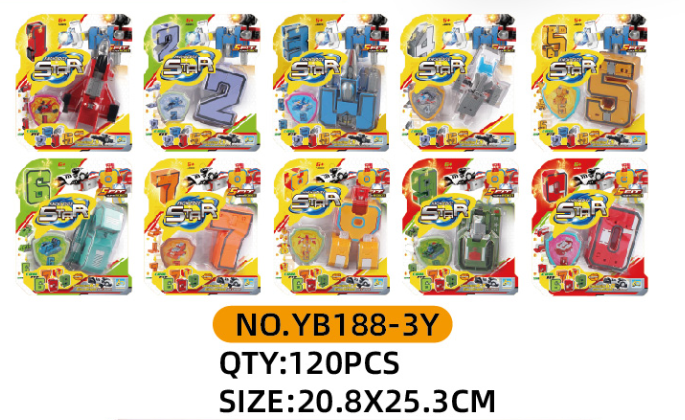 数字变形(大数字） YB188-3Y