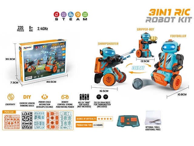 3合1遥控机器人（遥控版本） JY1126949         