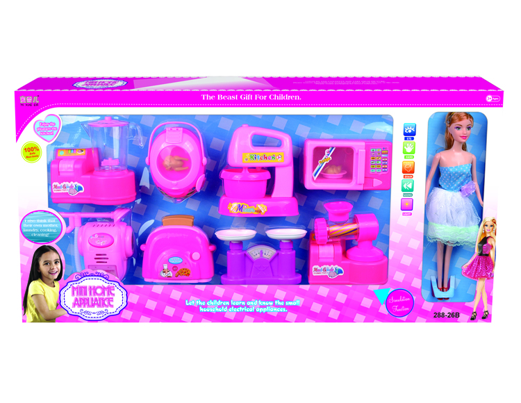 8只小家电芭比套装 288-26B