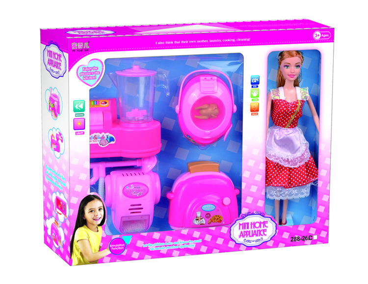 4只小家电芭比套装 288-26C