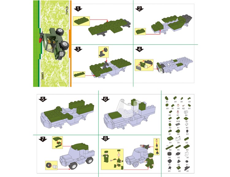 吉普战车说明书 PG20003