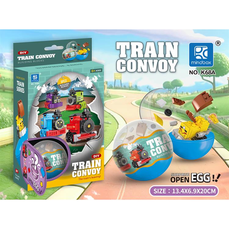运输小火车彩盒装（6款） K68A