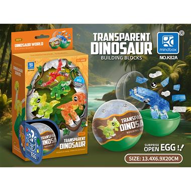 透明恐龙（6款英文） K82A