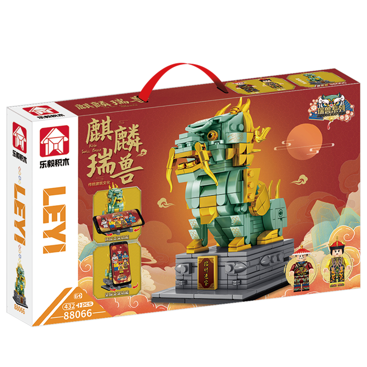 建筑系列-麒麟瑞兽 88066