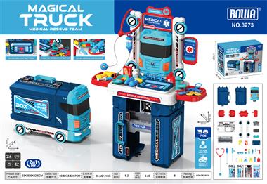 奇趣2合1医疗卡车 8273