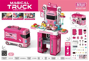 奇趣2合1厨房卡车/红色 8271AP